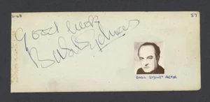 BASIL SYDNEY vintage signed album page BRITISH ACTOR - Picture 1 of 2
