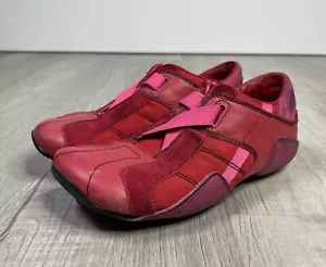 RARO De Colección Diesel Archivo Rosa Gamuza Entrenadores Zapatos Tenis Bellatrix Mujeres 7.5 D - Imagen 1 de 10