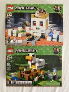 Minecraft Lego Set Lot The Skull Arena (21145) + The Chicken Coop (21140) - Picture 1 of 1