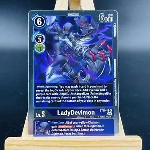 LadyDevimon ST10-12 R Digimon CCG | Mazo de Inicio 10: Mundo Paralelo Táctico Casi Nuevo - Imagen 1 de 2
