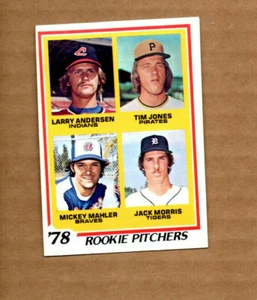 1978 Topps #703 Pitchers Larry Andersen Tim Jones Mickey Mahler Jack Morris RC - Picture 1 of 2