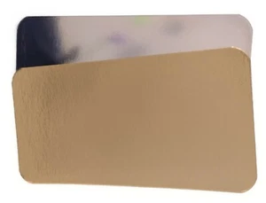 100 Lachs- oder Forellenbretter, Pappe, Gold/Silber, Handarbeit! - Bild 1 von 1