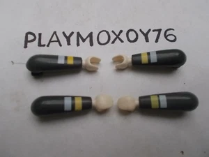 PLAYMOBIL. TIENDA PLAYMOXOY76. LOTE DE 4 BRAZOS POLICIA BOMBEROS PILOTO. - Picture 1 of 1