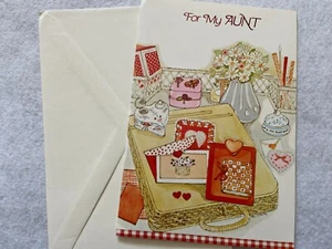 For My Aunt    Unused Greeting Card - Picture 1 of 2