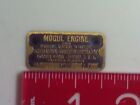 1/4 scale Model IHC Mogul Tractor Brass Name Plate tag Nameplate