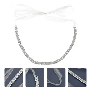 Crystal Wedding Belt Wedding Accessory Wedding Dresses Waist Belt - Picture 1 of 12