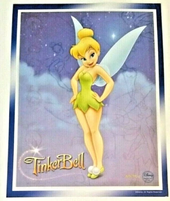 Impresión artística de Disney Tinker Bell Poses 40/750 con certificado de autenticidad, 2009 Foto 1 de 4