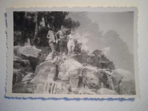 Seltsame ungewöhnliche Entwicklung Thasos Juli 1957 Original Vintage altes Foto GRIECHENLAND Vintage - Bild 1 von 2