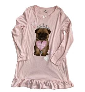 JOE BOXER Little Girl's Night GOWN Pink "PRINCESS POOCH" Size Large - Picture 1 of 3