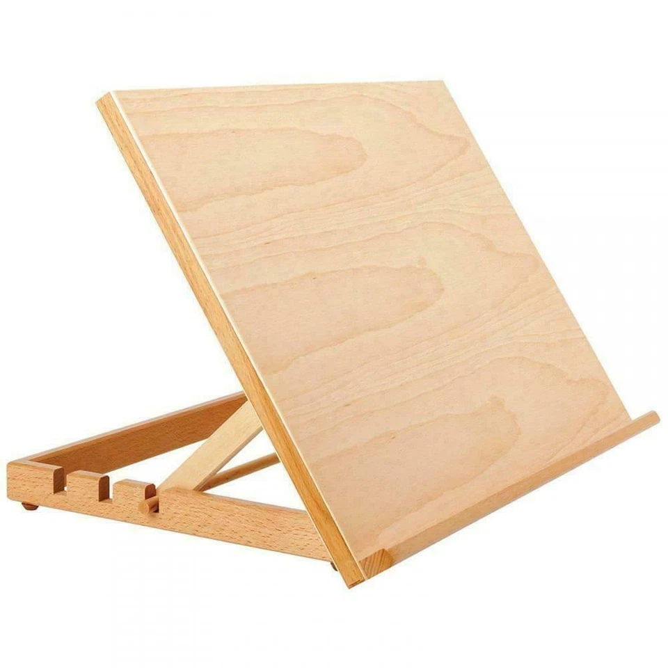 EBRO A3 ART & CRAFT WORK STATION TABLE WOODEN ARTIST EASEL LARGE DRAWING BOARD - Imagem 1 de 1