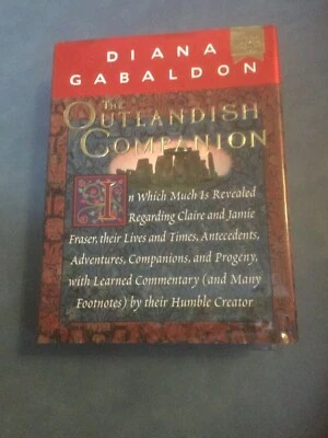 The Outlandish Companion by Diana Gabaldo - Hardcover Book Dust Jacket SIGNED - image 1 of 4