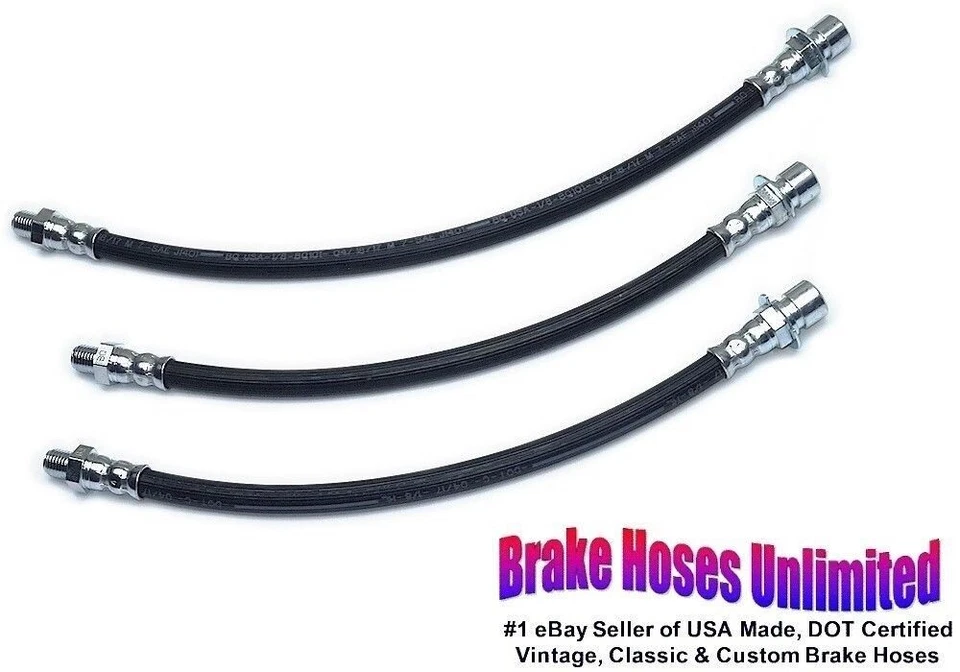 BRAKE HOSE SET Nash Ambassador Custom & Super 1949 1950 1951 - Image 1 of 1
