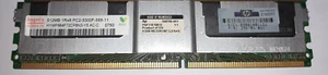 Hynix HYMP564F72CP8N3-Y5 AC-C 512MB DDR2 PC2-5300F - Picture 1 of 4