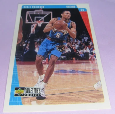 1997-98 Collector's Choice Grizzlies Basketball Card #349 Chris Robinson Rookie - Image 1 of 2