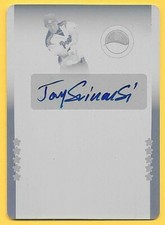 2013 Leaf Power Showcase Joey Swinarski Magenta Printing Plate Autograph #1/1