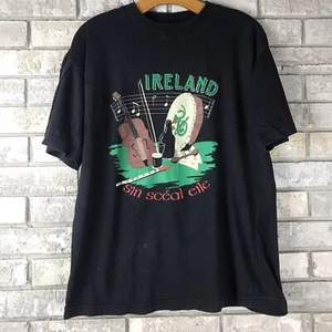 Camiseta De Colección Irlanda Sin Sceal Eile Talla Grande Gráfica Guitarra Música Cerveza De Colección - Imagen 1 de 9