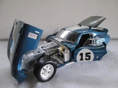 Shelby Cobra Daytona 1965 cupé 1:18 diecast azul #15 no. 92408 SIN CAJA Foto 1 de 4