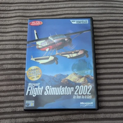 Microsoft - Flight Simulator 2002 - PC CD-Rom  - 2002 - Vintage Collection - Image 1 of 3