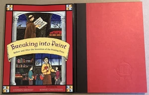 Fine 1996 HC DJ 2nd ED Breaking Into Print Printing Press Krensky B Christensen - Picture 1 of 9