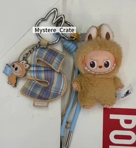THE MONSTERS Pin for Love Series Letter And Vinyl Plush "S" Pendant Together NEW - Picture 1 of 1