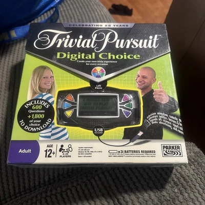 Trivial Pursuit Digital Choice Family Party Game - New Sealed  Parker Games - Image 1 of 4
