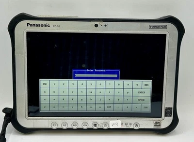 Panasonic ToughPad FZ-G1 | Core i5-5300U 2.3GHz  8GB RAM  No SSD | Bios Lock V19 - Image 1 of 4