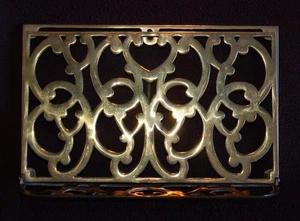 Solid Brass ~ Cookbook, Bible, Music, Art ~ Display Stand / Easel ~ WHD ~ Used - Picture 1 of 9
