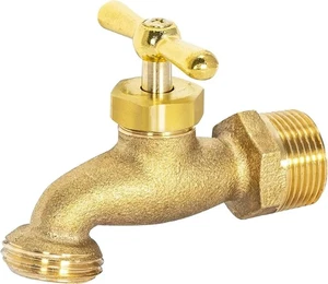 Eastman 3/4" Tubo Irrigazione Ottone Bavaglino Rubinetto Giardino Esterno 20183 (1-5) - Foto 1 di 3