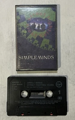 Simple Minds Cassette Album Street Fighting Years 1989 Great Condition EX - Image 1 of 2