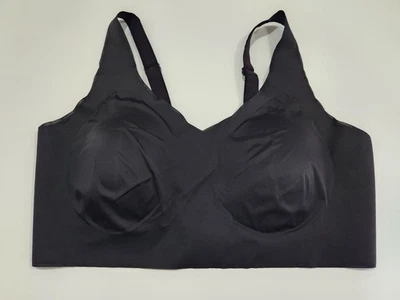 Sutiã Bali Feminino Comfort Revolution EasyLite Sem Fio DF3496 Preto GG - Imagem 1 de 4