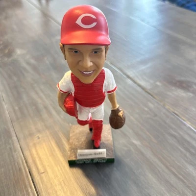 MLB Cincinnati Reds Johnny Bench Reds Hall of Fame Bobblehead No Box Dinsmore - Image 1 of 4