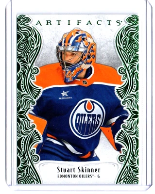 2025-26 ARTIFACTS STUART SKINNER EMERALD GLOW # 07/10 - Image 1 of 2
