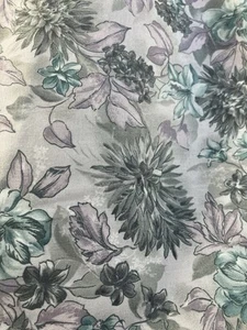 1 Yard “ Morning Mist “ Green / Gray  44” Wide 100% Cotton - Picture 1 of 1
