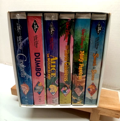 COCA-COLA & WALT DISNEY VHS TAPES BRING HOME THE CLASSICS BLACK DIAMOND NEW READ - Image 1 of 4