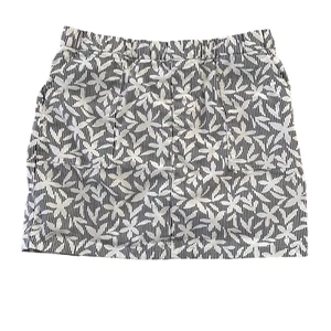 Lands' End Chino Skort in bianco e nero motivo a righe floreali, taglia 144P - Foto 1 di 5