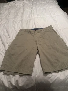 Volcom Corpo Class Khaki Striped Shorts Men’s Size 36 - Excellent Condition 🔥 - Picture 1 of 14