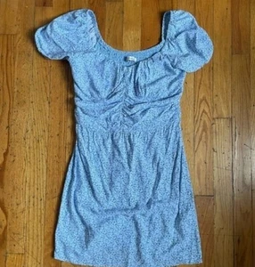 Hollister Floral Blue And White Dress Medium - Picture 1 of 5