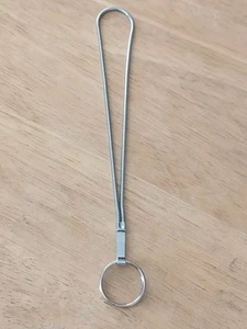 Schlüsselanhänger Edelstahl Schlangenglied Vintage  - Bild 1 von 6