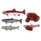  Ocean Animal Toy Children Amphibian Figurines Fish Growth Model Desktop