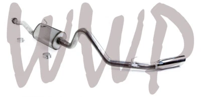 Performance Stainless CatBack Exhaust Kit 98-11 Ford Ranger/Mazda V6 Super Cab 6 - Image 1 of 3