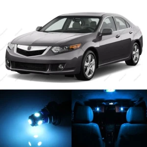 Paquete de 16 luces interiores LED AZUL HIELO para Acura TSX 2009-2014 + HERRAMIENTA DE PALANCA - Imagen 1 de 7
