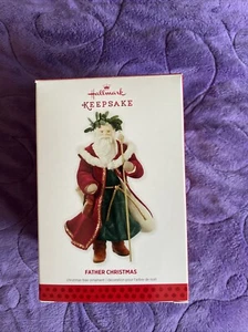 2013 Hallmark Keepsake FATHER CHRISTMAS Ornament 10th in Father Christmas Series - Picture 1 of 12
