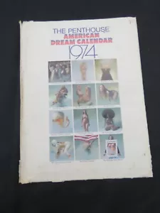 Penthouse American Dream Kalender 1974 mit Original Umschlag - Bild 1 von 2