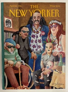 The New Yorker Magazine April 22, 1996 - Cover Art by Art Spiegleman Vintage 90s - Picture 1 of 2