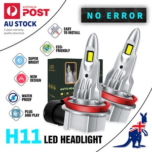 H11 H9 H8 LED Headlight Kit Hi Beam Bulbs 8800000LM For HOLDEN CALAIS 2006-2010 - Picture 1 of 14