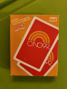 O'no 99 Card Game International Games Vintage 1982 UNO Family, New In Box - Picture 1 of 4