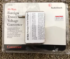 RadioShack 50W Foreign Travel Voltage Converter #273-1401 220VAC-to-120VAC - Picture 1 of 4