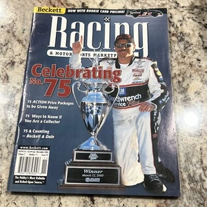 Rivista Beckett Racing novembre 2000 con Dale Earnhardt - raro numero 75 - Foto 1 di 4