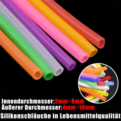 Silikonschlauch Milchschlauch Lebensmittelecht Silikonschlauch I.D 2/4/5/6/8 mm - Bild 1 von 4
