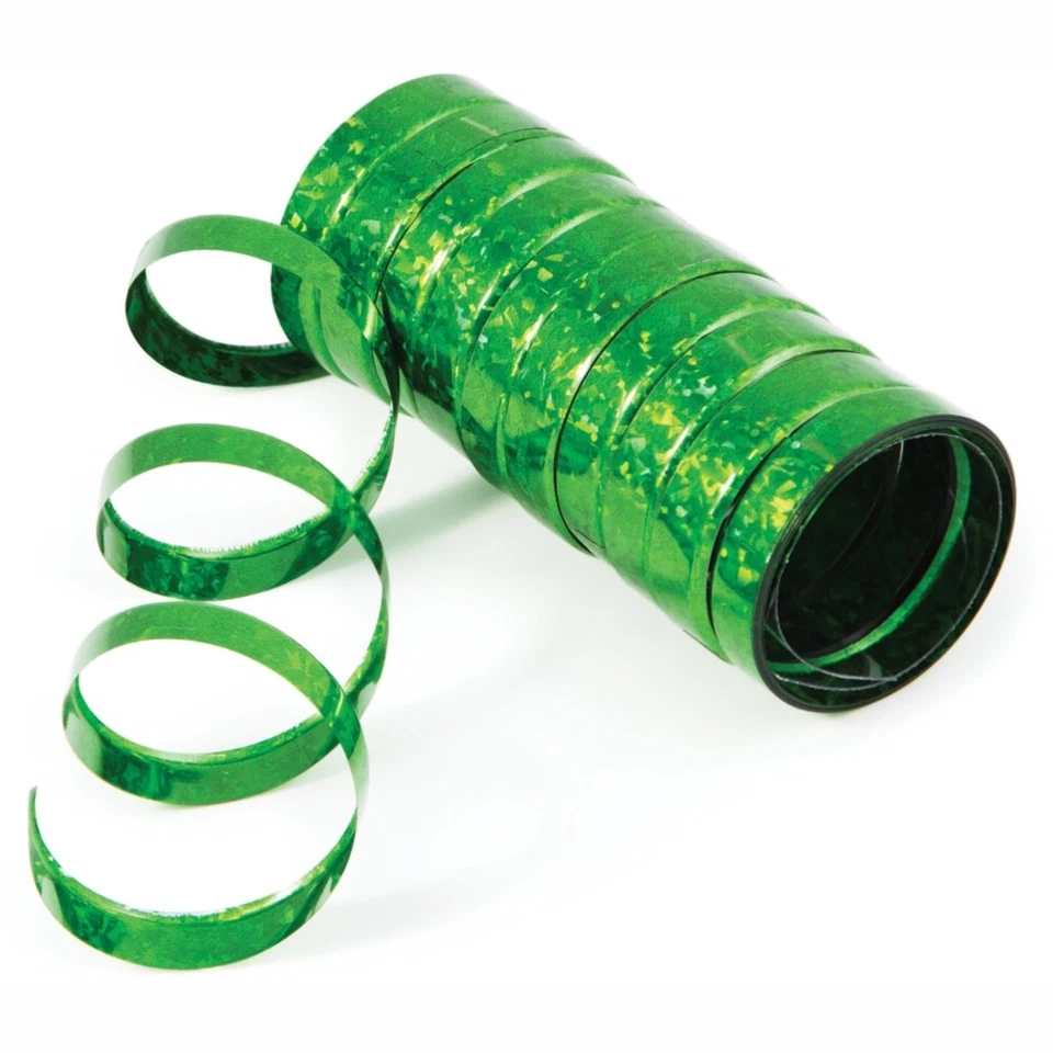 Serpentine Streamers Green 10CT - Image 1 of 1